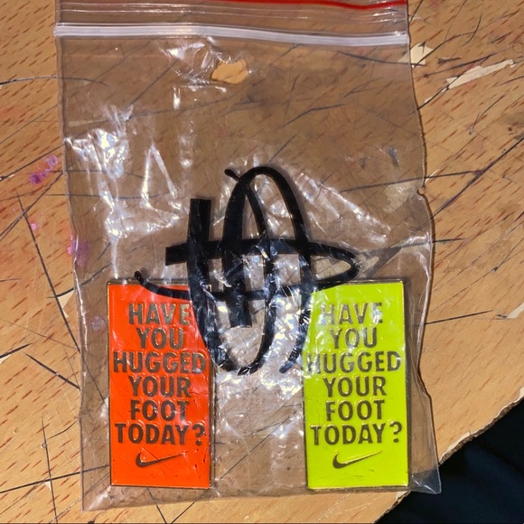 2 have you hugged your foot today? nike pins - Picture 8 of 8